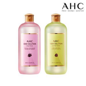 AHC 허브솔루션 대용량 토너 500ml 2종세트 (교차선택 가능)