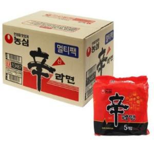 농심 신라면 120g 40개 한박스 도매 업소용 대용량 식자재 식당 box 40입 40봉