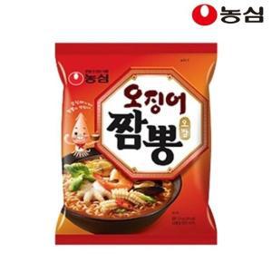 [농심] 농심 오징어짬뽕 봉지 124g 20개