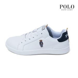 [폴로](센텀시티점)POLO 헤리티지 코트 테디베어 화이트 스니커즈 RF103518JJ