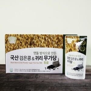 [본사직영]  국산 검은콩 귀리 무가당 두유 180ml 45입  (4無첨가)