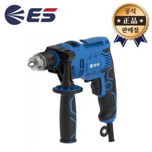 ES산업 전기임팩드릴 D1413 710W 13mm D913후속 속도조절 전기 임팩트 전동 드릴 LG산전