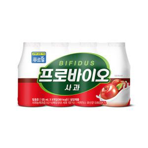 푸르밀 비피더스 프로바이오 사과 요구르트 125ml x 32개입