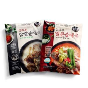 신의주 얼큰 순대국 600g x 4팩