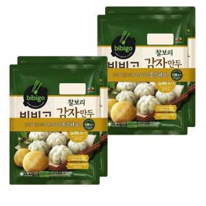 CJ 비비고 찰보리 감자만두 600g x 4개 (원산지_상세설명에 표시)