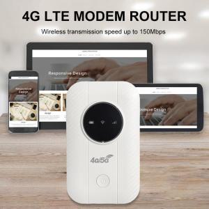 무선공유기 SIM 카드 슬롯이 있는 모바일 와이파이 라우터, 4G LTE 무선 휴대용 포켓 MiFi 모뎀, 핫스팟, 1