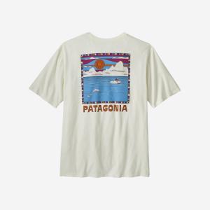 [정품] 파타고니아 서밋 스웰 오가닉 티셔츠 버치 화이트 Patagonia Summit Swell Organic T-Shirt Birch W