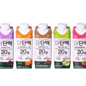 빙그레 더단백 5종 9+9 골라담기 250ml 18개 / 멜론 딸기 커피 카라멜 초코 단백질 프로틴 음료