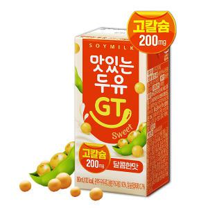 [고칼슘] 남양 맛있는 두유 GT 달콤한맛 190ml x24