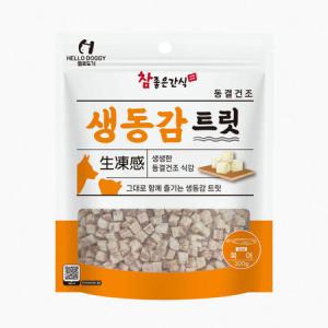 참좋은간식 생동감 트릿 300g 북어 1cm 동결건조간식