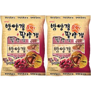 크라운 밤양갱 팥양갱 8입 400g x 10세트(한박스)