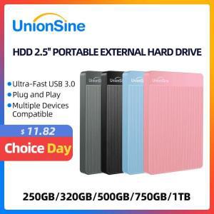 외장ODD UnionSine 휴대용 외장 하드 드 25인치 HDD PC 맥 데스크탑 맥북 TV용 USB 30 저장 2TB 1TB 500GB