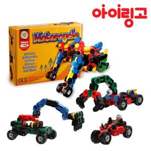 아이링고 모터싸이클 돌봄교실 유치원 블럭교구 131pcs