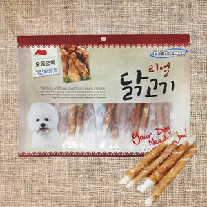 펫더맨 리얼 닭고기 오독오독 치킨우유껌 300g