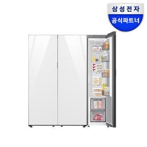 삼성전자 비스포크 3도어 냉장고 변온세트 RR40C7905AP+RZ34C7905AP+RZ24C59G0AP 키친핏