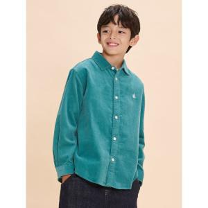 [BEANPOLE KIDS] [Essential] 코듀로이 셔츠  그린 (BI4964UE1M)