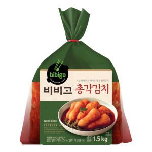 비비고김치 CJ푸드 비비고총각김치 1.5KG 두개 절임알타리