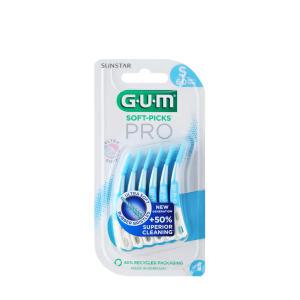 GUM 검 소프트픽 프로 부드러운 일회용 치과 치간칫솔 689(60p) 3개 6개 10개