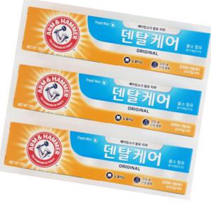 베이킹가루 덴탈 불소 치약 오리지날 3p 150g