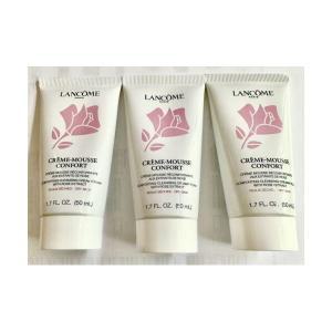 Lot/3 Lancome 랑콤 Creme Mousse Confort Comforting Cleansing CreamyFoam 1.7 oz each