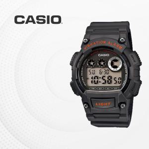 카시오 CASIO W735H8A 군용인기모델 듀얼타임 우레탄밴드 100미터방수 10년배터리 W-735H-8A