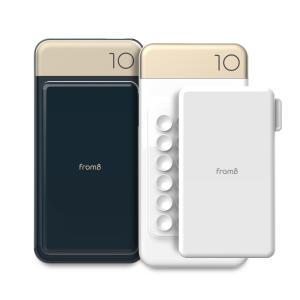 프롬비 척붙는 고속 무선 보조배터리 10000mAh FG09 네이비