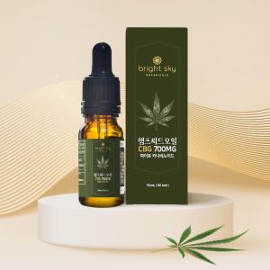 햄프씨드오일 7% 카나비노이드 10ml CBD CBG 대마종자유 오일 브라이트스카이