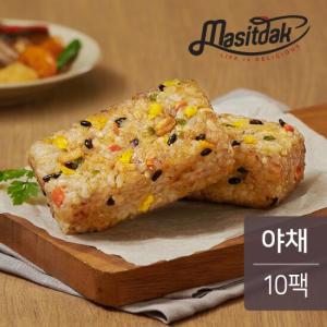 [랭킹닭컴] 맛있닭 닭가슴살 5곡 든든밥바 야채 10팩(1kg)