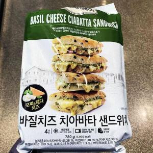 엠앤에이치 바질치즈 치아바타 샌드위치 780g