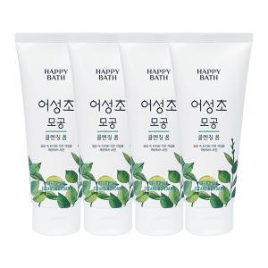 해피바스 어성초 모공 클렌징폼 200g x4