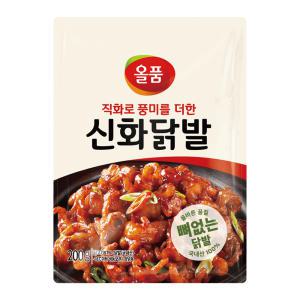 올품 신화 뼈없는 닭발 2kg (200g X 10봉) 무뼈 숯불 직화구이 냉동