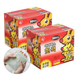 아이리스 포켓용 캥거루 핫팩 손난로 100매 80g