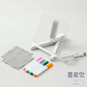 꾸미는 투명 아크릴조명 마카 diy 그림 무드등 만들기