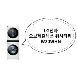 LG전자 오브제컬렉션 워시타워 W20WHN 화이트 + 화이트