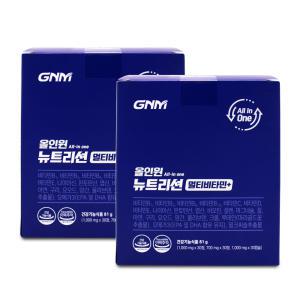 GNM자연의품격 올인원 뉴트리션 멀티비타민+ 2700mg x 30개입 X 2박스 I