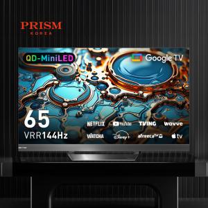 프리즘 CP65G3MG 165cm QD-Mini LED 사운드바 일체형 144Hz 4K 구글 스마트TV 로컬디밍 패널 2년무상