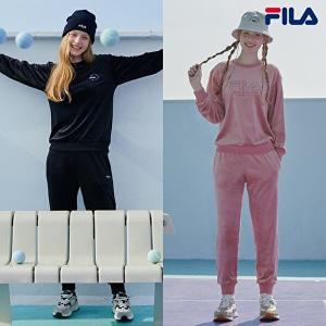 [휠라](SK단독)(24FW) FILA 벨로아 여성 상하의 세트(2세트)