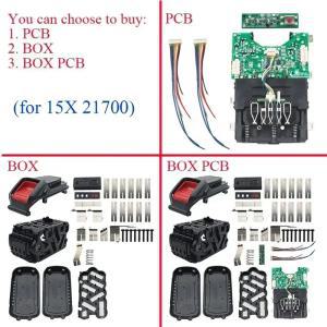 회로 충전 이온 보호 박스 기판 60V 21700 배터리 케이스 플라스틱 PCB DCB609 20V 하우징 15