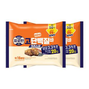 이지프로틴 고단백질바 크리스피 미니 160g, 2개