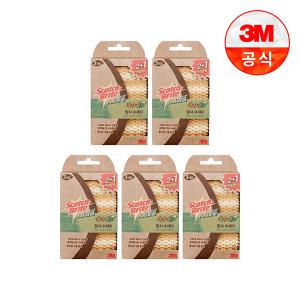 [3M]내츄럴 옥수수 망사 수세미 2+1입 5개(총 15입)