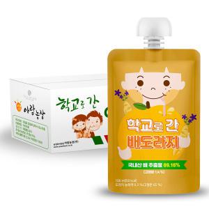 학교로 간 배도라지 100ml 40팩 어린이음료 아기주스