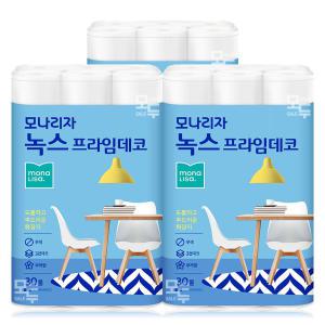 모나리자 녹스 프라임데코 3겹 30M 30롤x3팩 /화장지 두루마리