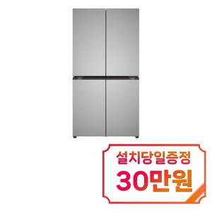 [LG] 디오스 오브제컬렉션 매직스페이스 4도어 냉장고 870L (프라임 실버) T875P111S / 60개월 약정s