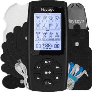 Maytoyo TENS EMS Unit 28  근육 자극기  듀얼 채널 충전식 기계