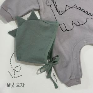 24겨울)[오라비]공룡나염베이비수트세트 민트카키