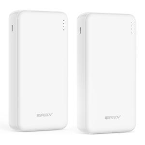 1+1 모아리 10W 슬림 듀얼 2포트 보조배터리 20000mAh(C타입 케이블 + 8핀 젠더)