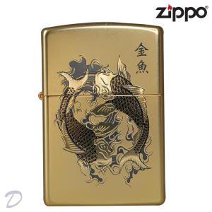 ZIPPO 지포 라이터 250-18 GOLD FISH GD