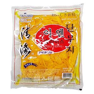 이엔 슬라이스 단무지 1kg