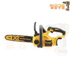 디월트 20V MAX 브러쉬리스 10인치 체인톱 전기톱 5.0Ah DCM565N (베어툴/기계만)