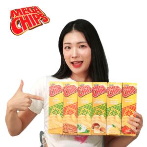 포테이토 메가칩스 감자칩 감자스낵 100g x 6개